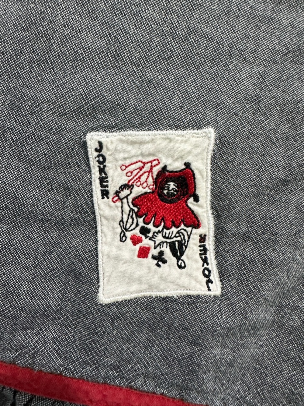 Go Softly Patio Dress with Playing Card Appliqué SZ XL - Picture 7 of 8